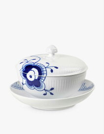 ROYAL COPENHAGEN ブルー フルーテッド メガ ポーセリン ボウル&ソーサー 12.5cm Blue Fluted Mega porcelain bowl and saucer 12.5cm