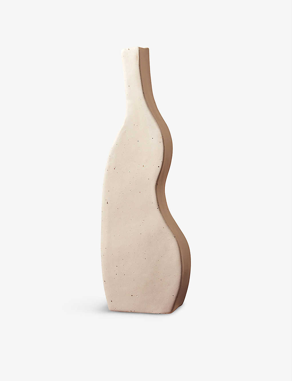 MIYELLE Bini スペクルド セラミックベース 33cm Bini speckled ceramic vase 33cm CREAM