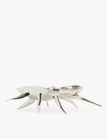 PUBLISHED BY スパイキー アブストラクト クロームプレート メタルボウル Spikey abstract chrome-plated metal bowl SILVER