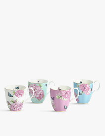 ROYAL ALBERT ミランダ・カー フレンドシップ フローラル ポーセリンマグ 4個セット Miranda Kerr Friendship floral porcelain mugs set of four