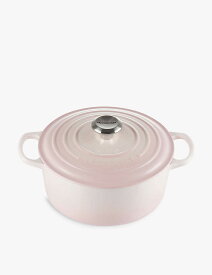 LE CREUSET ラウンド キャストアイアン ラウンド キャセロールディッシュ 6.7L Round cast iron round casserole dish 6.7L SHELL PINK