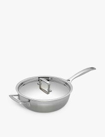 LE CREUSET スリープライ ステンレススチール シェフスパン 24cm Three-ply stainless steel non-stick Chef's pan 24cm STAINLESS STEEL
