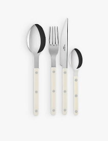 SABRE ビストロ ステンレススチール&アクリル カトラリー24セット Bistrot stainless-steel and acrylic cutlery set of 24 IVORY