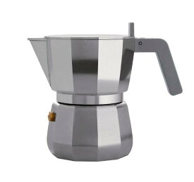 ALESSI Moka エスプレッソコーヒーメーカー 3カップ グレー 14cm DC06/3 Moka espresso coffee maker 3カップ用