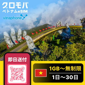 ベトナムeSIM 無制限 【 選べるプラン！ 1日 2日 3日 4日 5日 6日 7日 8日 9日 10日 11日 12日 13日 14日 15日〜30日 データ無制限 】 eSIM ベトナム イーシム データ通信 無制限 使い放題 留学 旅行 出張 3G 4G iphone android