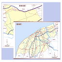 楽天市場 地図 日本地図 中判サイズ グローバルプランニング