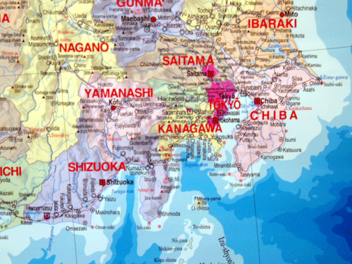 楽天市場】小判 MAP OF JAPAN行政図（英語表記の日本地図