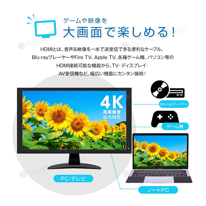 楽天市場 保証付 Hdmi ケーブル 10m 1000cm 3d Ver 1 4 フルhd 3d映像 4k テレビ パソコン モニター フルハイビジョン対応 タイプaオス タイプaオス イーサネット オーディオリターン配線 コード Tv Pc プレステ タブレット Dvdプレーヤー 入力 出力 接続 ゲーム Ps3 Ps4