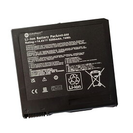 Globalsmart 新品 ASUS G55 互換バッテリー【5200mAh 14.4V】対応用 1年保証 高性能 PSE認証 互換バッテリパック XET