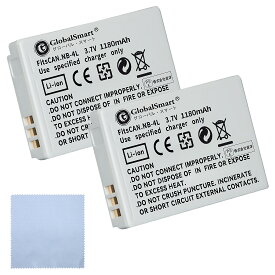 Globalsmart 新品 CANON IXY Digital80 カメラ互換 WLF バッテリー【1200mAh 3.7V】 【電池2個+清潔布】 互換対応機種カメラ 交換可能バッテリーバッテリー 充電池 高品質セル搭載【日本国内倉庫発送】【送料無料】 予備バッテリー