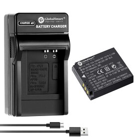 【USB充電器と電池1個】Globalsmart LUMIX FX10P 対応 高性能互換 バッテリー【1600mAh 3.7V】DMW-BCC12 / CGA-S005 対応 PSE認証 1年保証 リチャージャブルバッテリー リチウムイオンバッテリー デジタルカメラ デジカメ 充電池 予備バッテリー