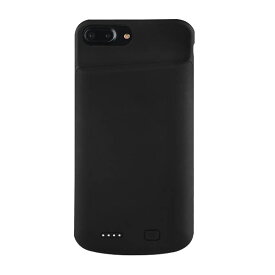 ケース型バッテリー iPhone 6 対応 薄型バッテリーケース 4500mAh シリコン ケース 耐衝撃 バッテリー内蔵ケース 充電ケース 急速充電 携帯充電器 旅行用 ブラック 保護ケース