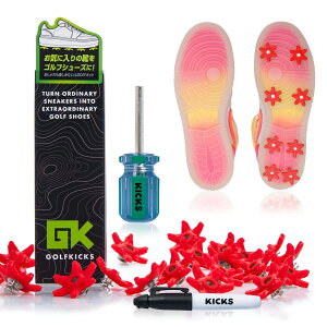 �y���K�㗝�X�z �S���t�L�b�N�X �y�X�j�[�J�[���S���t�V���[�Y�ɕϐg!�zGOLFKICKS �X�p�C�N �S���t�X�p�C�N�e �S���t�V���[�Y DIY �����Y ���f�B�[�X