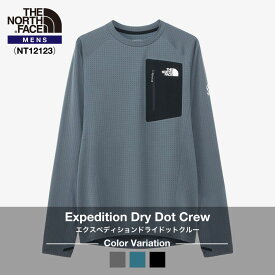 《THE NORTH FACE》ザ・ノースフェイスメンズ｜エクスペディションドライドットクルーExpedition Dry Dot Crew（NT12123）2024S/S【後払決済不可】