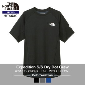 《THE NORTH FACE》ザ・ノースフェイスメンズ｜エクスペディションS/SドライドットクルーExpedition S/S Dry Dot Crew（NT12324）2024S/S※予約商品（6月上旬お届け予定）【後払決済不可】
