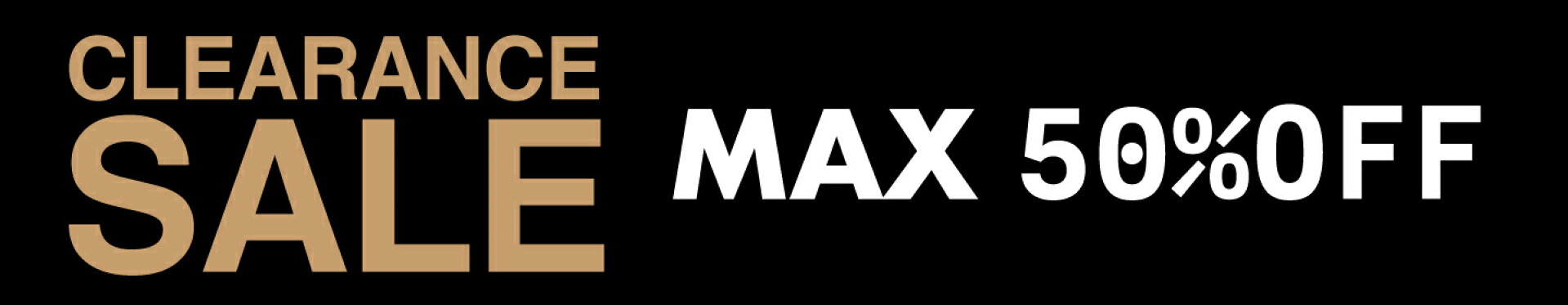 クリアランスセール情報