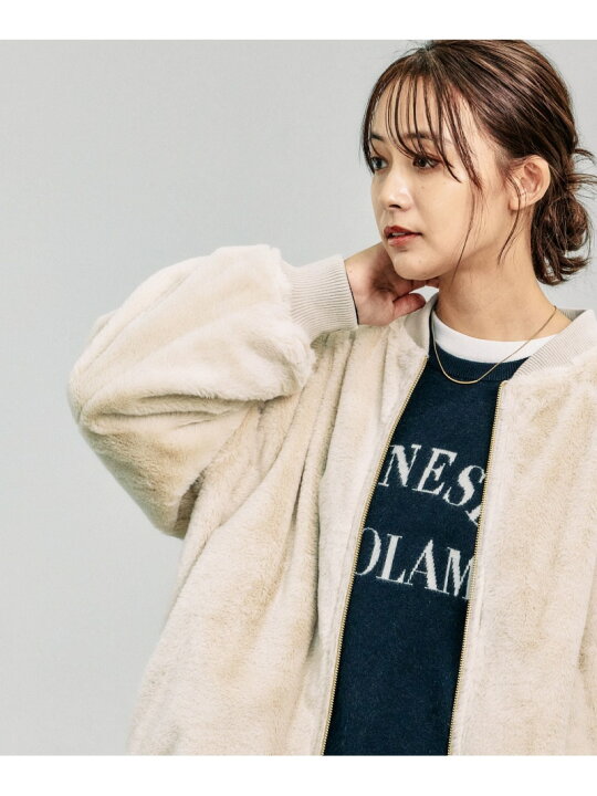 楽天市場】【SALE／70%OFF】リバーシブルフェイクファーブルゾン 