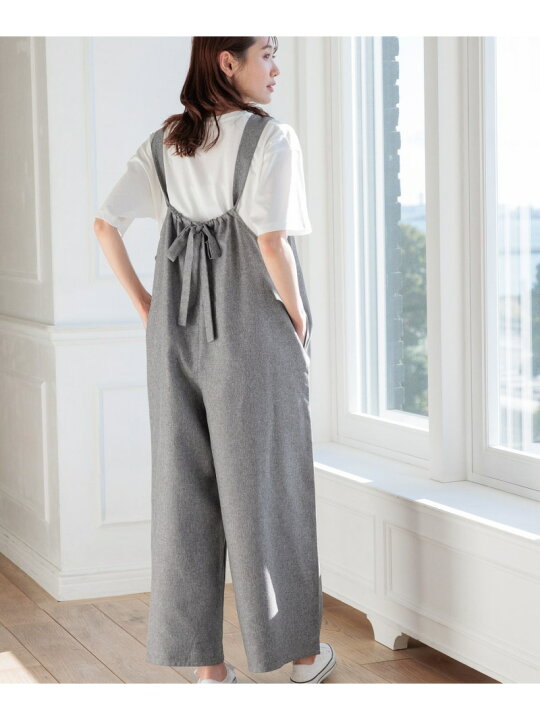 楽天市場】【SALE／30%OFF】お手入れらくらく深Vネックサロペ/975891 