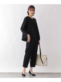 【SALE／40%OFF】スゴラクストレッチブラウス*パンツセット GLOBAL WORK グローバルワーク パンツ その他のパンツ ネイビー ブラック ホワイト ブラウン【RBA_E】【送料無料】[Rakuten Fashion]