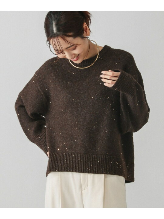 楽天市場】【SALE／40%OFF】スパンコールラメニットプルオーバー  