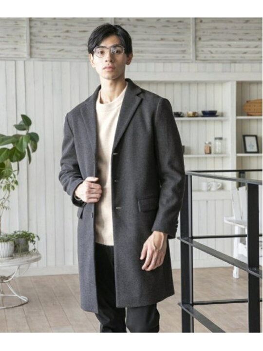 楽天市場 Sale 30 Off M ウーリーテックチェスターコート Global Work グローバルワーク コート ジャケット チェスターコート カーキ グレー ネイビー ブラウン Rba E 送料無料 Rakuten Fashion Global Work グローバルワーク