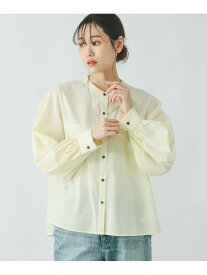 【SALE／20%OFF】吉高由里子さん着用/イージーケアボリュームスリーブブラウス/287521 GLOBAL WORK グローバルワーク トップス シャツ・ブラウス ホワイト イエロー ブルー【RBA_E】[Rakuten Fashion]