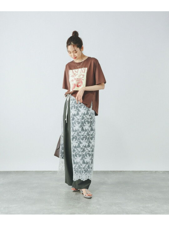 楽天市場】レースラップロングスカート/498008 GLOBAL WORK グローバル  