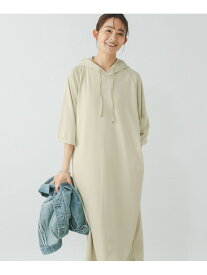 【SALE／30%OFF】乾きやすいパーカーワンピース七分袖/319777 GLOBAL WORK グローバルワーク ワンピース・ドレス ワンピース ブラック イエロー【RBA_E】【送料無料】[Rakuten Fashion]