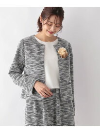 【SALE／70%OFF】洗えるカットツイードジャケット GLOBAL WORK グローバルワーク スーツ・フォーマル スーツジャケット ホワイト ネイビー【RBA_E】[Rakuten Fashion]