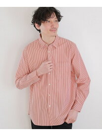 【SALE／50%OFF】(M)ブロードレギュラーシャツ GLOBAL WORK グローバルワーク トップス シャツ・ブラウス ホワイト オレンジ ブルー【RBA_E】[Rakuten Fashion]