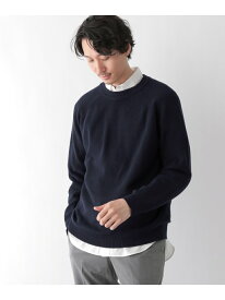 【SALE／30%OFF】(M)トリプルイージーニット GLOBAL WORK グローバルワーク トップス ニット ネイビー グレー【RBA_E】[Rakuten Fashion]