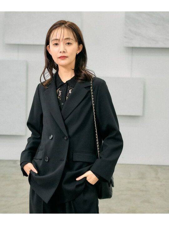 楽天市場】【SALE／40%OFF】お手入れラクラクセットアップ/Wジャケット 