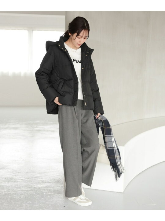楽天市場】【SALE／70%OFF】ウツクシルエット撥水ダウンフードブルゾン 