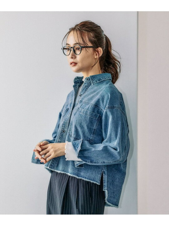 楽天市場】【SALE／70%OFF】GOODデニムクロップドシャツ/115551 GLOBAL 