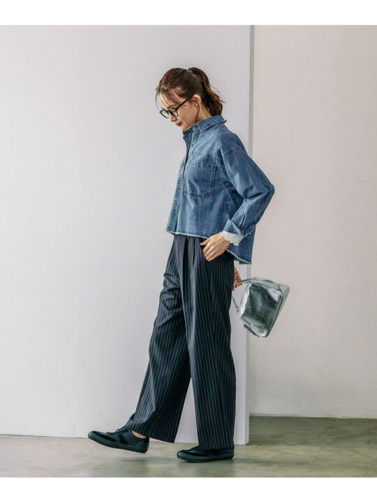 楽天市場】【SALE／70%OFF】GOODデニムクロップドシャツ/115551 GLOBAL 