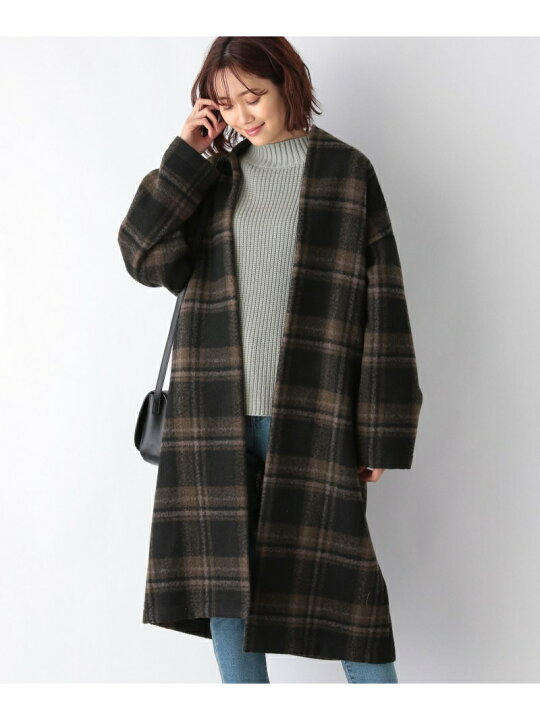 楽天市場】【SALE／70%OFF】(W)チェックキナガシコート GLOBAL WORK 