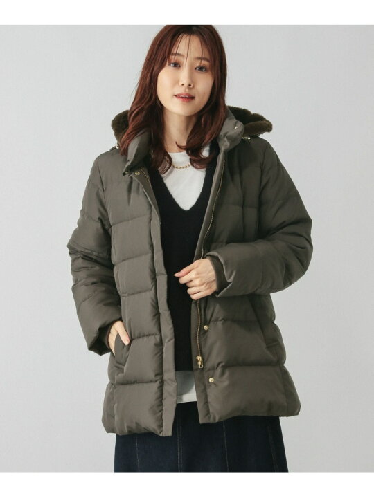 楽天市場】【SALE／30%OFF】ウツクシルエット撥水ダウンコート/115515 