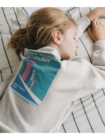 あったか乾きやすいプリントスウェット/キッズ/599757 GLOBAL WORK グローバルワーク トップス スウェット・トレーナー ホワイト カーキグリーン ブラウン グレー ワインレッド ブラック[Rakuten Fashion]