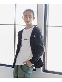 【SALE／20%OFF】FILA/コラボZIPパーカー/キッズ/252058 GLOBAL WORK グローバルワーク トップス パーカー・フーディー ブラック ホワイト【RBA_E】[Rakuten Fashion]