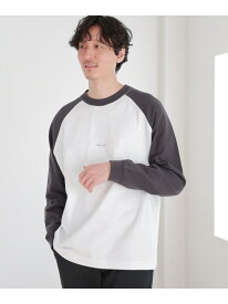 【SALE／34%OFF】(M)ヘビロッTEE/LS PRT GLOBAL WORK グローバルワーク トップス カットソー・Tシャツ ホワイト グレー【RBA_E】[Rakuten Fashion]