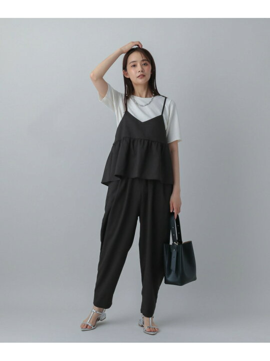 楽天市場】【SALE／50%OFF】MATINEE LINE/リネンライクフリルサロペ 