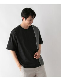 サラサラ快適DRY/切り替えTシャツ2/半袖/498708 GLOBAL WORK グローバルワーク トップス カットソー・Tシャツ ブラック グレー【送料無料】[Rakuten Fashion]