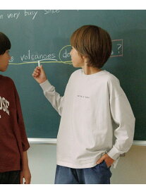 ヘビロッTEE/レイヤード長袖/キッズ/579703 GLOBAL WORK グローバルワーク トップス カットソー・Tシャツ ブラック グリーン[Rakuten Fashion]