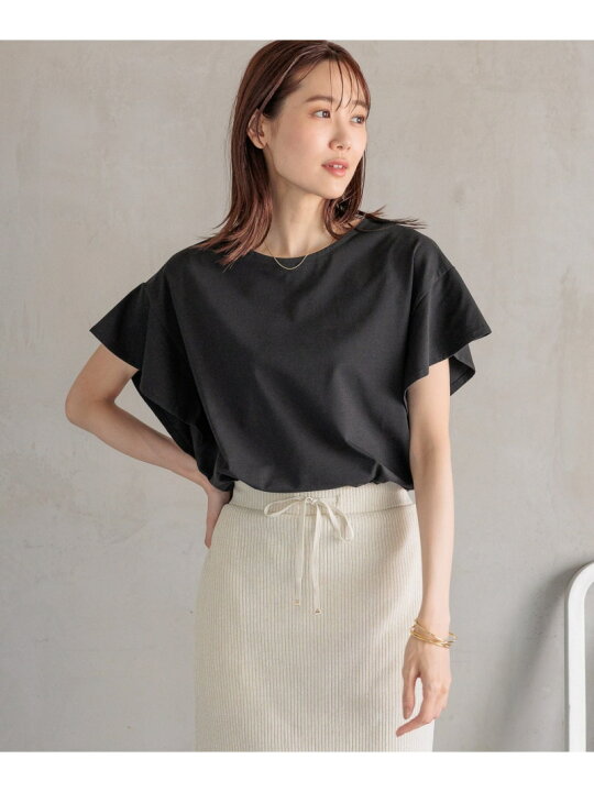 楽天市場】【SALE／40%OFF】快適袖フリル2WAYプルオーバー/987171