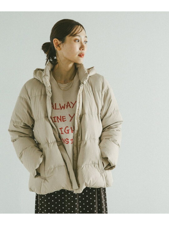 楽天市場】【SALE／50%OFF】ウツクシルエット撥水ダウンブルゾン 