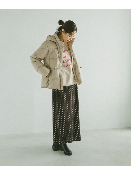楽天市場】【SALE／50%OFF】ウツクシルエット撥水ダウンブルゾン 
