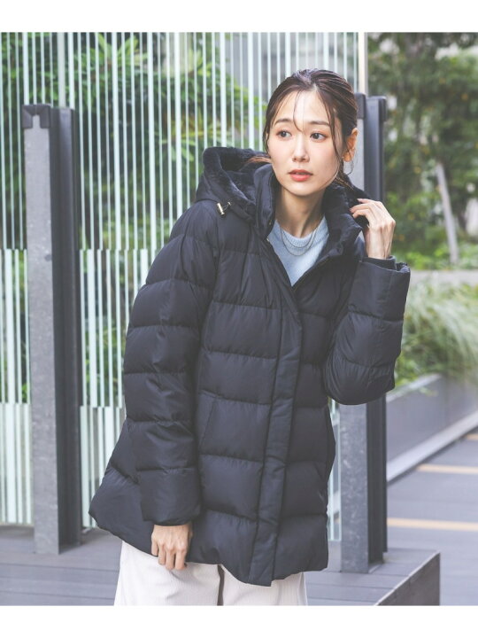 楽天市場】【SALE／50%OFF】ウツクシルエット撥水ダウンコート/497165 