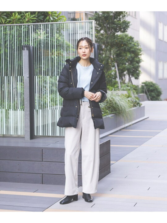 楽天市場】【SALE／50%OFF】ウツクシルエット撥水ダウンコート/497165 