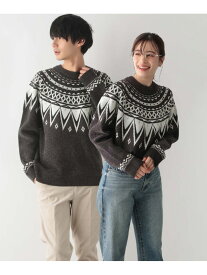 【SALE／50%OFF】モールニット柄/116376 GLOBAL WORK グローバルワーク トップス ニット グレー ブラック ホワイト ネイビー【RBA_E】[Rakuten Fashion]