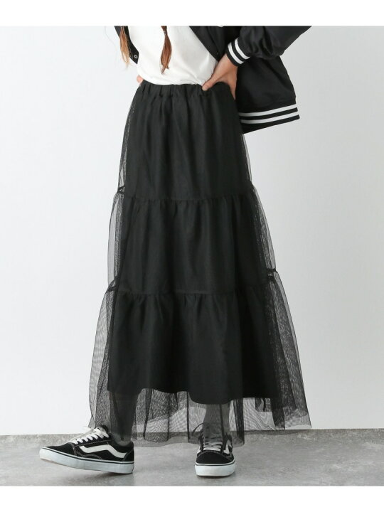 楽天市場】【SALE／50%OFF】チュールロングスカート/キッズ/140556 